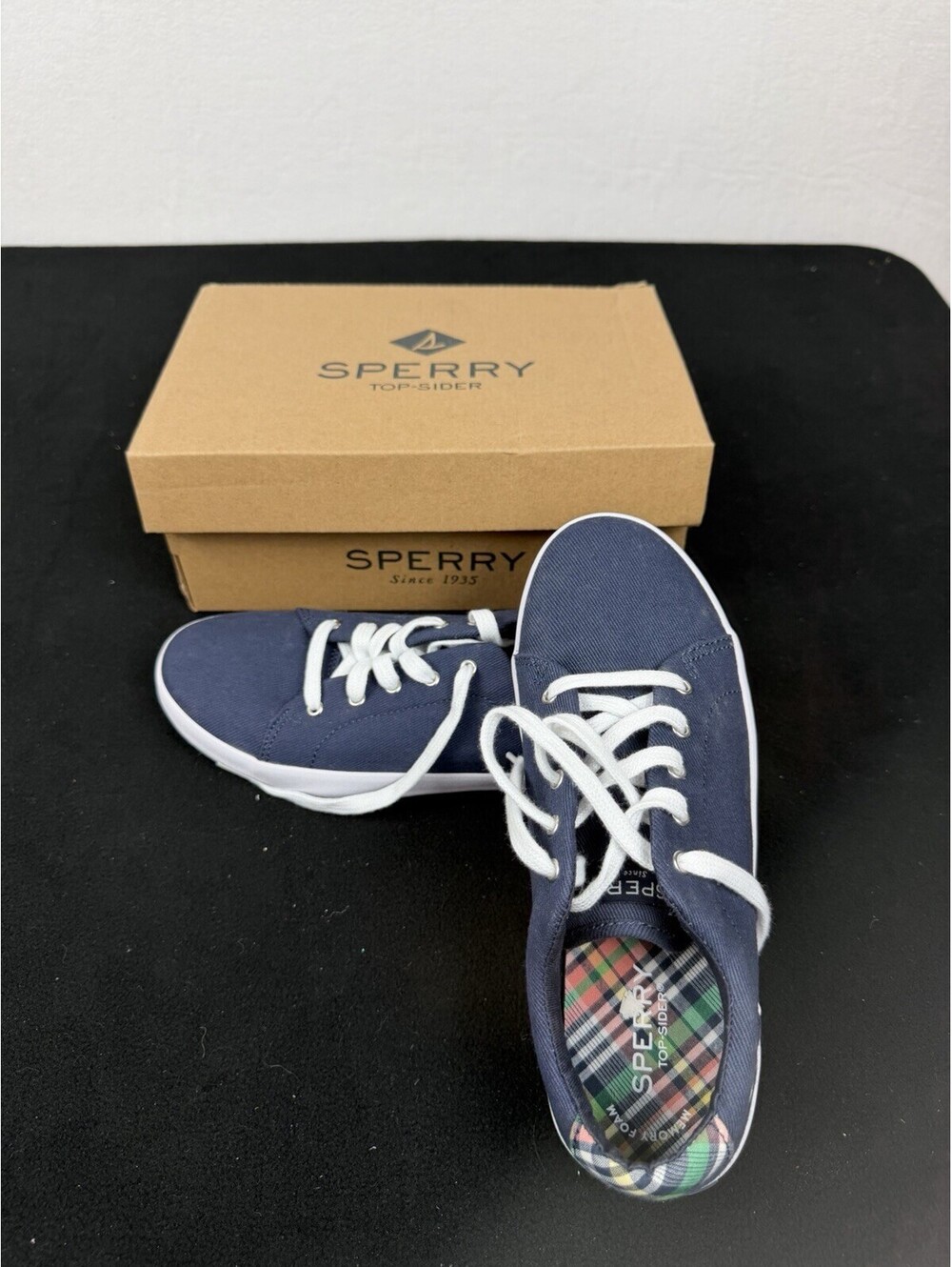 Sperry TopSider Tuck LTT Navy 4.5M Boys